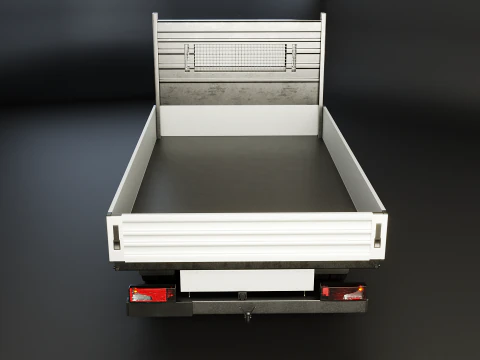 Modern Utility Pickup Truck 3D Model
