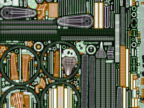 Orange Dutch City Elektrikli Bisiklet PBR Dokulu Ger&ccedil;ek&ccedil;i 3D Model