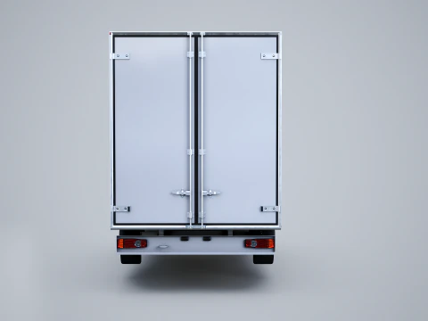 冷藏车箱体结构 3D 模型