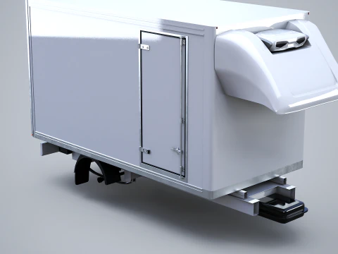 冷藏车箱体结构 3D 模型