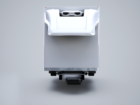 Refrigerated Van Box Structure 3D Model