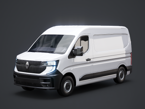 Renault Master 2025 Model 3D