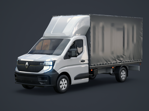 Renault Master 2025 schuifzeilwagen 3D Model