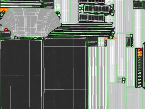 Renault Master 2025 Curtain Box Truck 3D Model