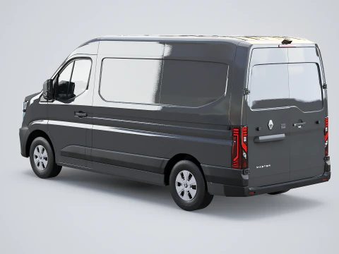 Furg&atilde;o el&eacute;trico Renault Master 2025 E-Tech Modelo 3D