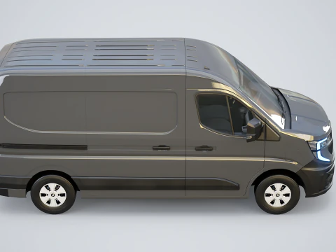 Furg&atilde;o el&eacute;trico Renault Master 2025 E-Tech Modelo 3D