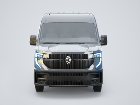 Furgone elettrico Renault Master 2025 E-Tech Modello 3D