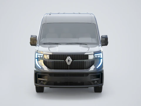 Furg&atilde;o el&eacute;trico Renault Master 2025 E-Tech Modelo 3D