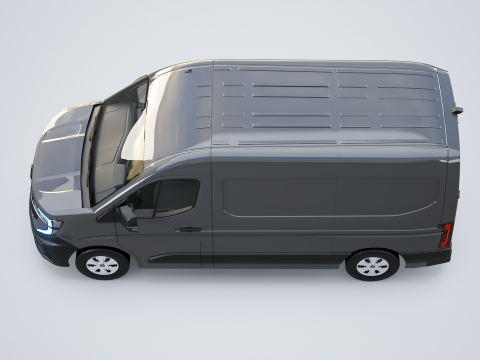 Furgone elettrico Renault Master 2025 E-Tech Modello 3D