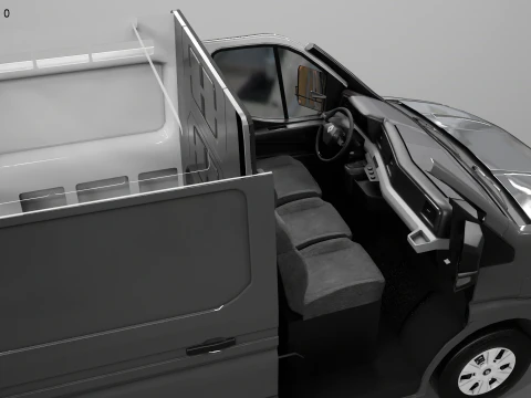 Furg&atilde;o el&eacute;trico Renault Master 2025 E-Tech Modelo 3D