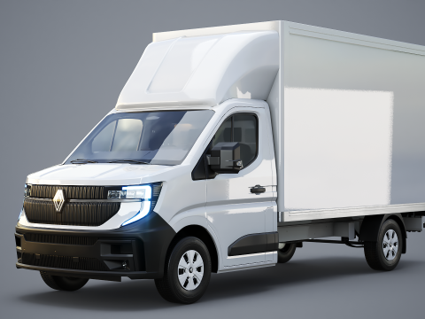 Renault Master 2025 laadklepbakwagen 3D Model