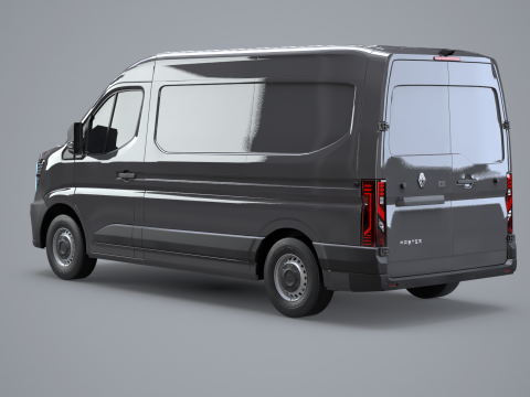 Renault Master 2025 senza interni Modello 3D