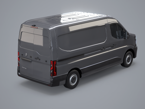 Renault Master 2025 senza interni Modello 3D