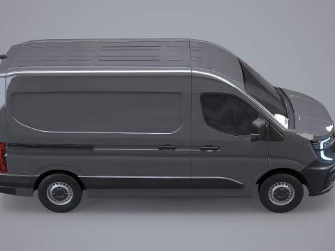 Renault Master 2025 senza interni Modello 3D