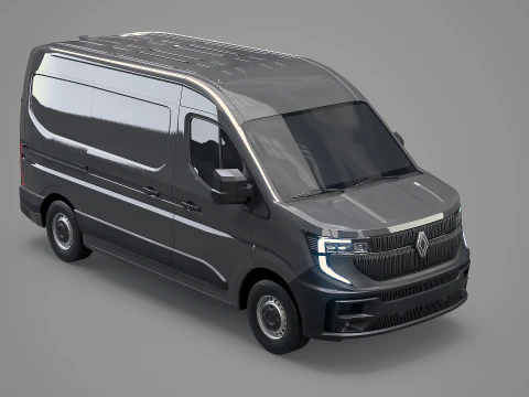 Renault Master 2025 No Interior 3D Model