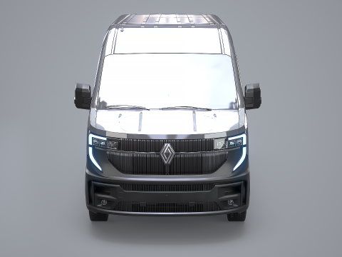 Renault Master 2025 senza interni Modello 3D