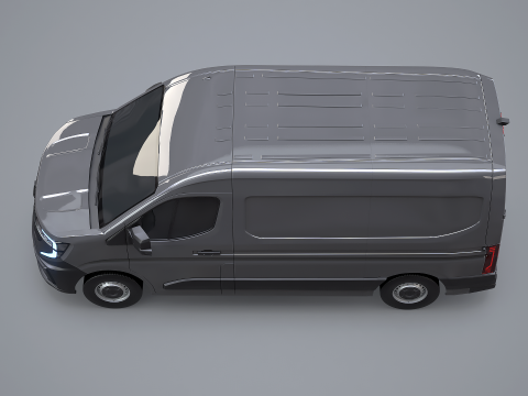 Renault Master 2025 senza interni Modello 3D