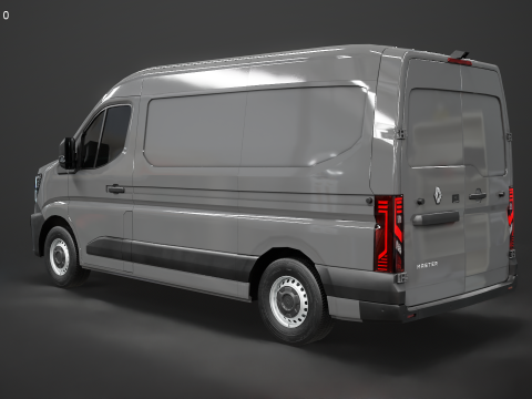Renault Master 2025 senza interni Modello 3D