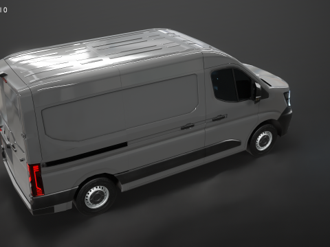 Renault Master 2025 senza interni Modello 3D