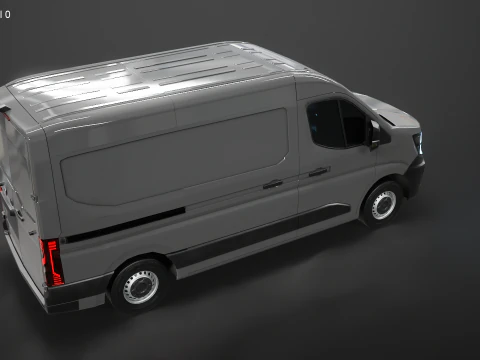 Renault Master 2025 No Interior 3D Model