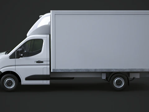 Renault Master 2025 Refrigerated Van - High-Detail 3D Model