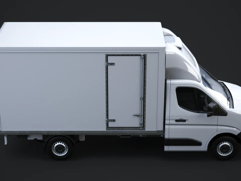 Renault Master 2025 Refrigerated Van - High-Detail 3D Model