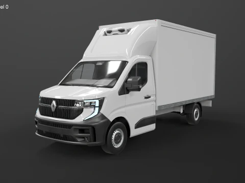 Renault Master 2025 Refrigerated Van - High-Detail 3D Model