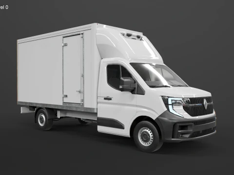 Renault Master 2025 Refrigerated Van - High-Detail 3D Model