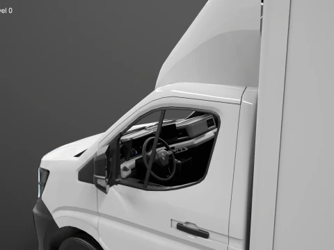 Renault Master 2025 Refrigerated Van - High-Detail 3D Model