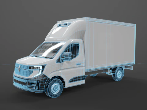 Renault Master 2025 Refrigerated Van - High-Detail 3D Model
