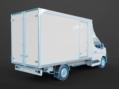 Renault Master 2025 Refrigerated Van - High-Detail 3D Model