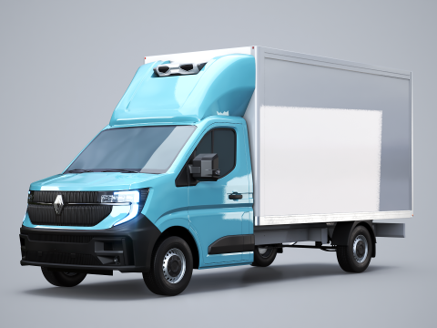 ルノー マスター 2025 冷蔵バン - 内装なし 3Dモデル