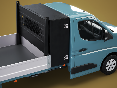 Renault Master Tipper pianale V2 Camion PBR testurizzato Modello 3D