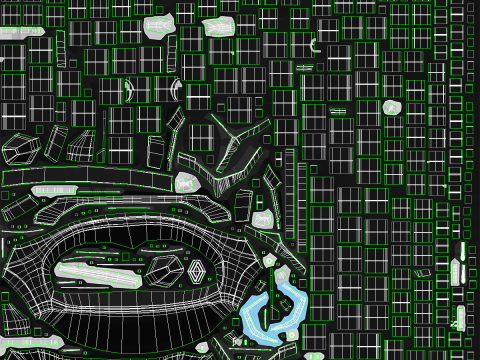 Renault Master Tipper pianale V2 Camion PBR testurizzato Modello 3D