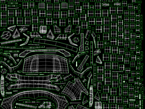 Renault Master 2025 Nessuna texture Modello 3D