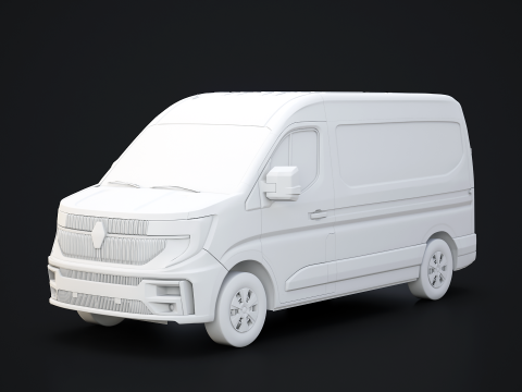 Renault Master 2025 Tanpa Tekstur Model 3D