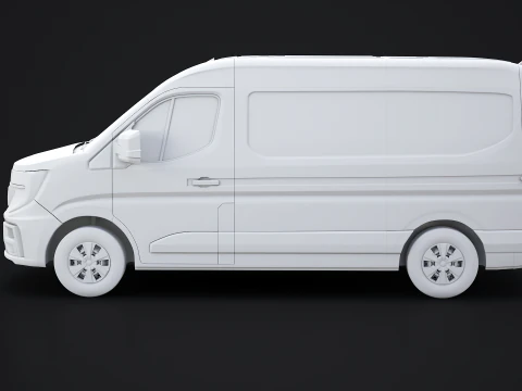 Renault Master 2025 Nessuna texture Modello 3D