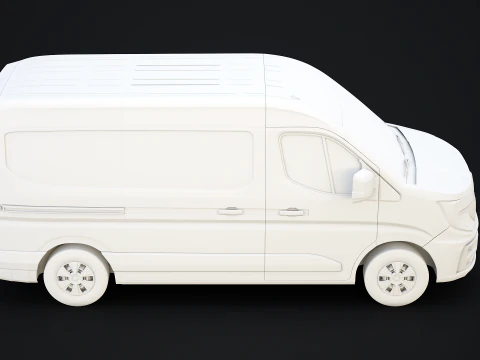 Renault Master 2025 Nessuna texture Modello 3D