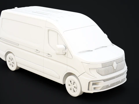 Renault Master 2025 Nessuna texture Modello 3D