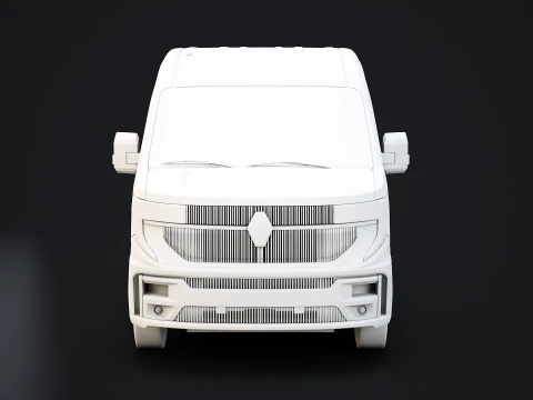 Renault Master 2025 Nessuna texture Modello 3D