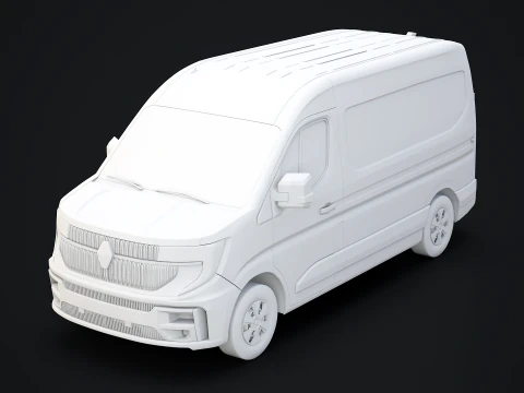 Renault Master 2025 Nessuna texture Modello 3D