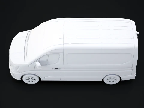 Renault Master 2025 Nessuna texture Modello 3D