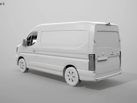 Renault Master 2025 Nessuna texture Modello 3D