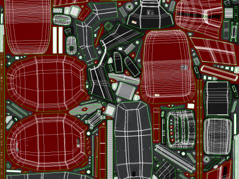 Ride-On Lawn Mower Realistic Garden Tractor PBR Textures 3D Model