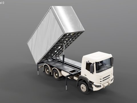 Shahed-136 Drone Launcher Truck - Sistema di lancio UAV militare Modello 3D