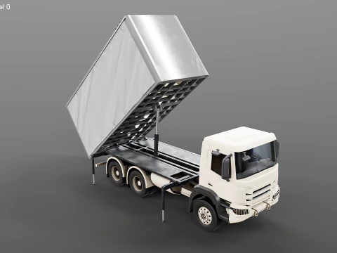 Shahed-136 Drone Launcher Truck - Military UAV Launch System 3D Model