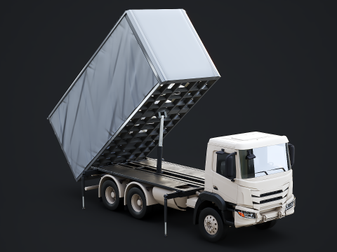 Shahed-136 Drone Launcher Truck - Sistema di lancio UAV militare Modello 3D