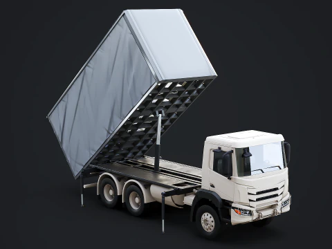 Shahed-136 Drone Launcher Truck - Military UAV Launch System 3D Model