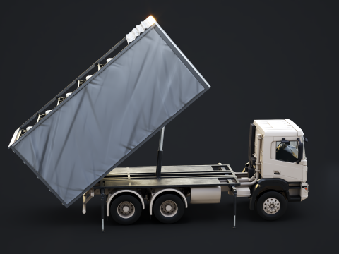 Shahed-136 Drone Launcher Truck - Sistema di lancio UAV militare Modello 3D