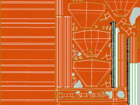 Pickup spazzaneve - Veicolo utilitario per servizio invernale con spargitore Modello 3D